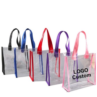 PVC Clear Stadium Tote Bag