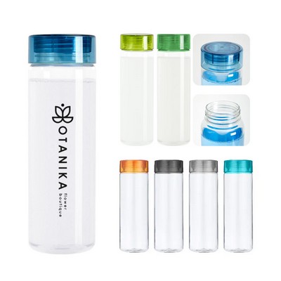 Durable 20OZ RPET Water Bottle With Muti-Color Lid