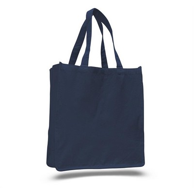 Canvas Jumbo Shopper Gusset Bag