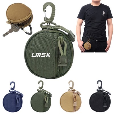 Military Portable Round Mini Hanging Bag