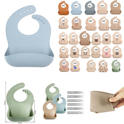 Cute Silicone Baby Bibs