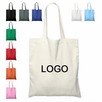 Customized Eco Friendly Natural Cotton Canvas Tote Bag 13''× 15''