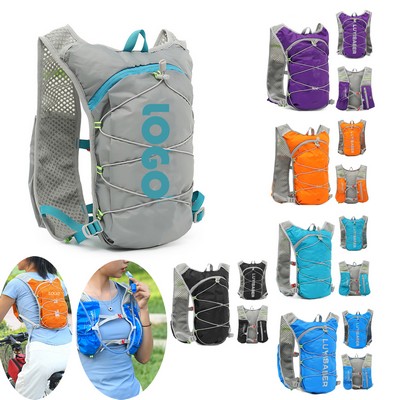 Customized Vest Backpack with 2L Hydration Bladder