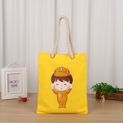 Colorful Printed Tote Canvas Bag