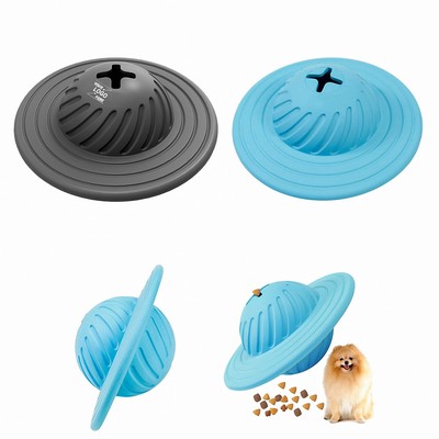 Interactive UFO Dog Feeder Toy Ball