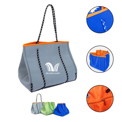 Neoprene Beach Bag Tote