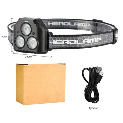 Rechargeable Head Flashlight Lamp