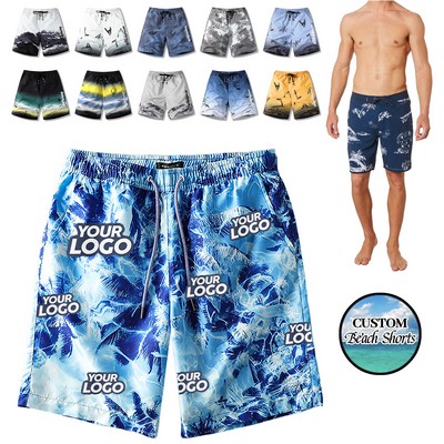 Unisex Hawaiian Travel Beach Shorts