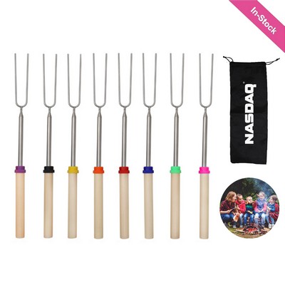 8pcs Marshmallow Roasting Stick Set