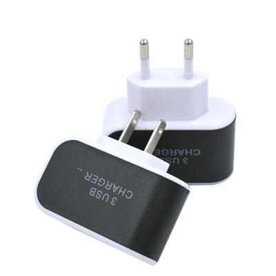 3 USB Port Travel Charger