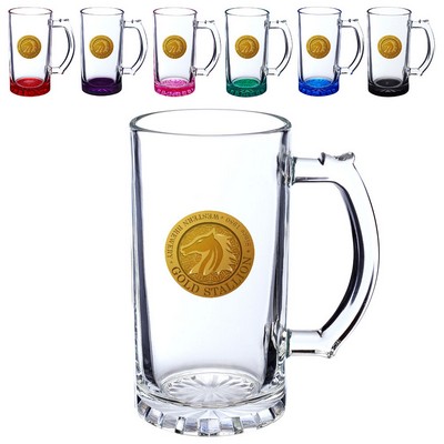 Glass Pint Beer Steins - 16 oz