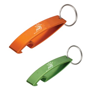 Aluminum Bottle Opener With 25mm Key Ring