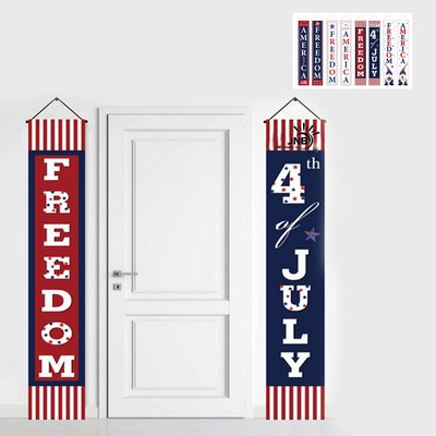 Banner for Doorway Porch First Day of School Hanging Fabric Banners Flags Sign