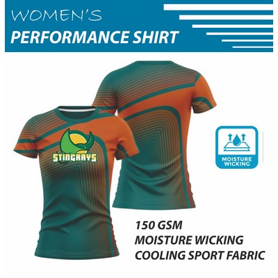 Women's Rounded Neck Performance Shirt