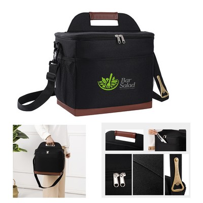 16L Custom Insulated Leakproof Lunch Cooler With Adjustable Shoulder Strap