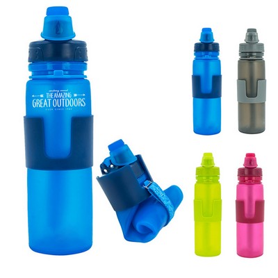 17oz Silicone Collapsible Water Bottle