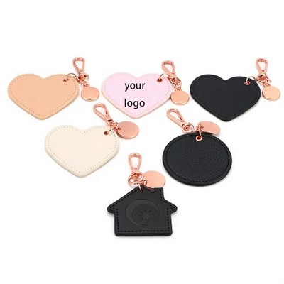 Heart Shape PU Key Chain