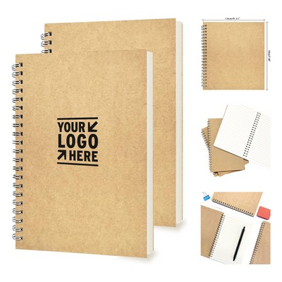 7.48 x 5.11 Inch 100-Page College Ruled Spiral Journal