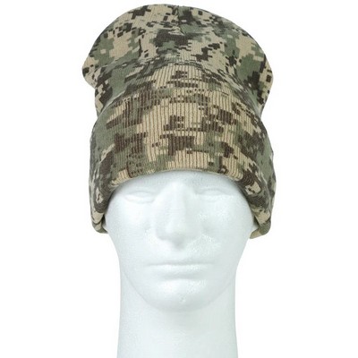 Nissun Digital Pixel Camo Knit Cap