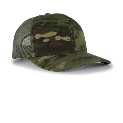 Pacific Headwear Multicam Trucker Snapback