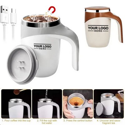 Magnetic Stirring Coffee Mug for Effortless Automatic Mixing