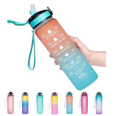 32oz Tritan Sports Water Bottle With Flip-Top lid