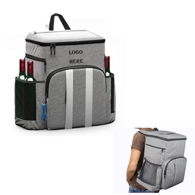 Large Capacity Waterproof Cooler Backpack with Bottle Opener