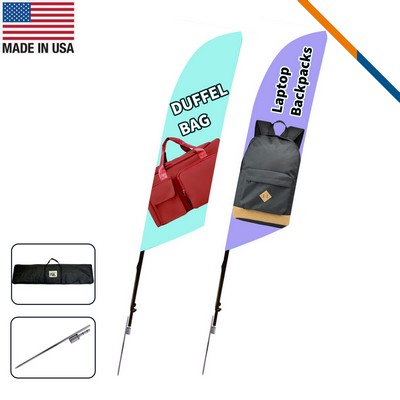 10' Mreop Double-Sided Angle Flag