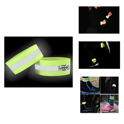 Adjustable Reflective Bands for Wrist, Arm, Ankle, and Leg