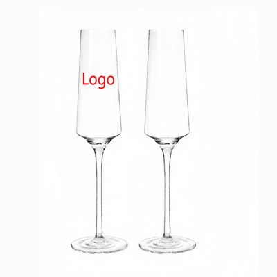 Elegant Crystal Champagne Flute Glass