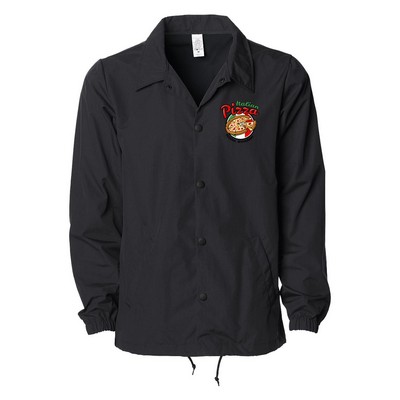 Independent Trading Co. Water Resistant Windbreaker Coaches Jacket