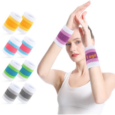 Sports Elastic Wrist Guard Breathable Sweatbands