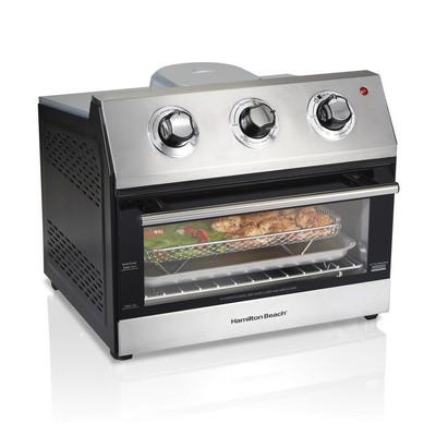 Hamilton Beach® Air Fryer Toaster Oven 6 Slice Capacity Black & Stainless Steel