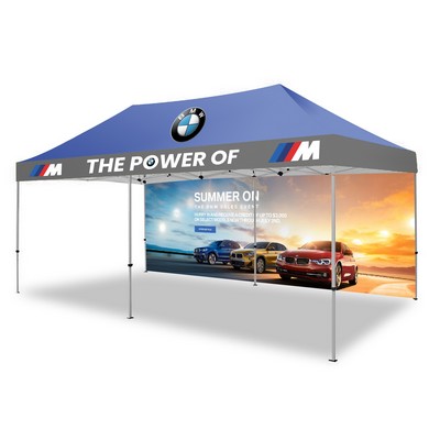 20' Custom Tent Back Wall with Full-Color Print