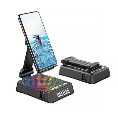 Phone Holder With Wireless Bluetooth Speaker